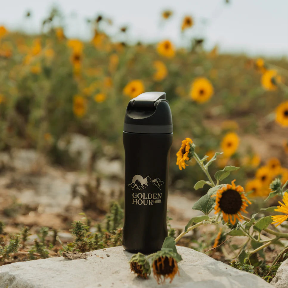 Snap Top Hydr8 Water Bottle 24 oz